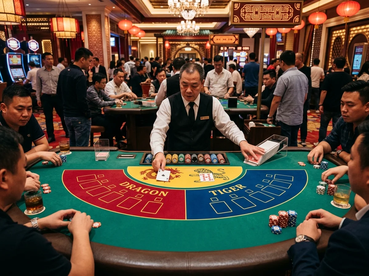 Dragon Tiger sur Stake Casino