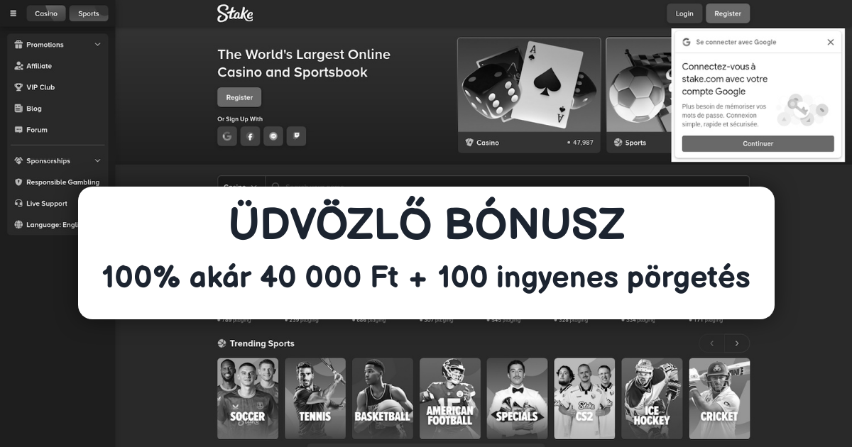 Stake Casino App Magyarország